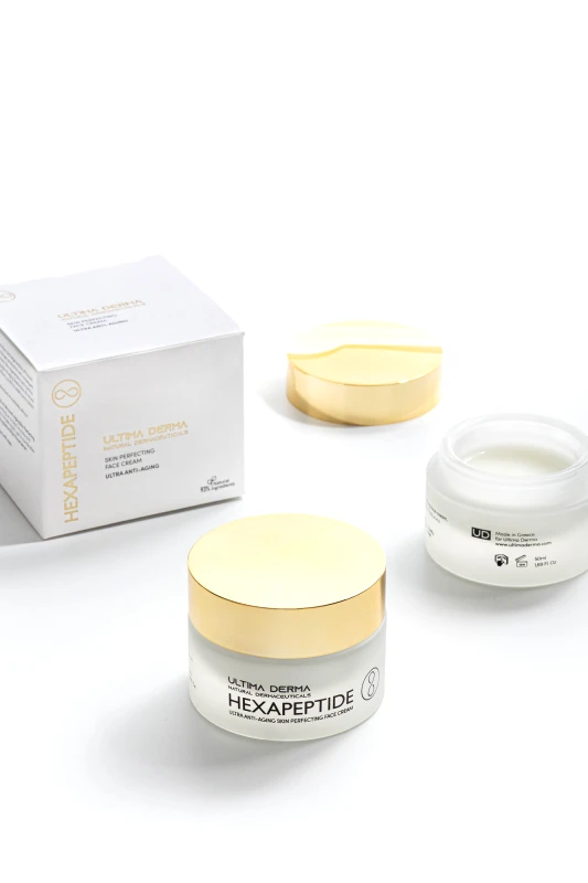 JUCITA Ultima Derma | Hexapeptide 8 Κρέμα για αντιγήρανση και ανάπλαση Προσώπου με υαλουρονικό &amp; πρεβιοτικά 50ml