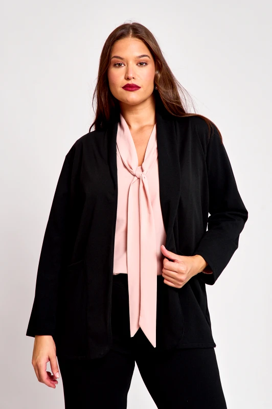 JUCITA Σακάκι Κρεπ Alora Μαύρο