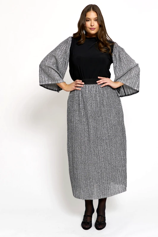 JUCITA Φούστα Lurex με Φόδρα Yolanda