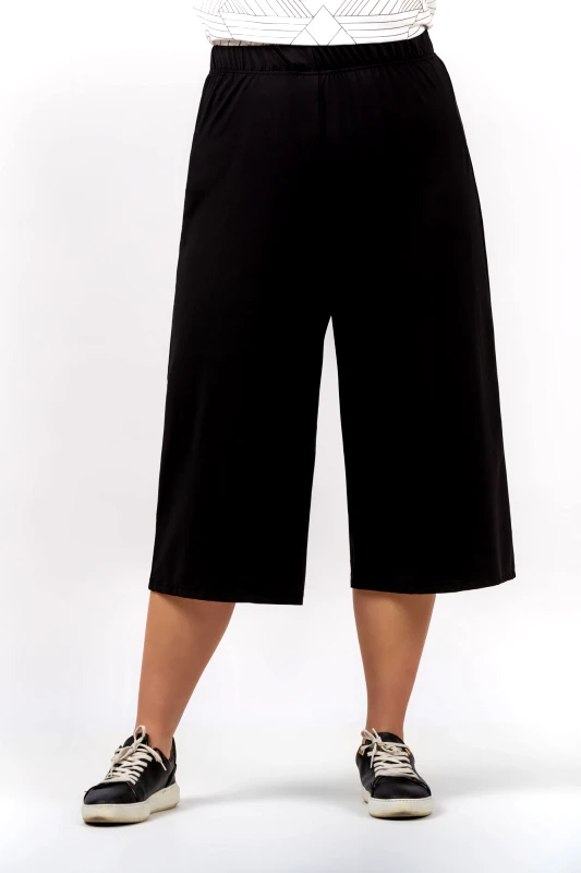 JUCITA Ζιπ Κιλότ Sarah Μαύρο