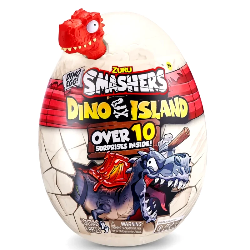 ZURU SMASHERS S5 DINO ISLAND ΜΕΣΑΙΟ ΑΥΓΟ ΔΕΙΝΟΣΑΥΡΟΥ