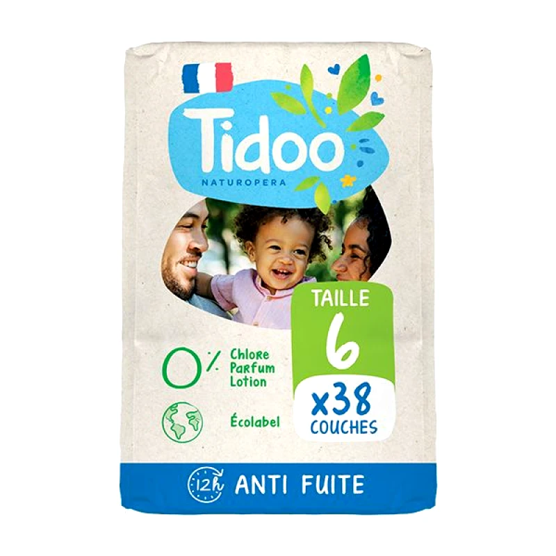 Tidoo Tidoo Πάνες Νούμερο 6 για Μωρά και Παιδιά (16-30kg) 38τμχ