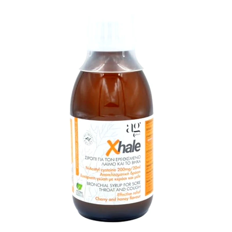 AG Pharm Ag Pharma Xhale Σιρόπι για τον ερεθισμένο λαιμό και το βήχα 250ml