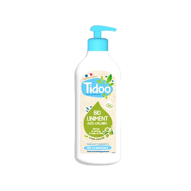 Tidoo Tidoo Βιολογικό Γαλάκτωμα Καθαρισμού (Liniment) Για Την Περιοχή Της Πάνας Με 48% Ελαιόλαδο 450ml
