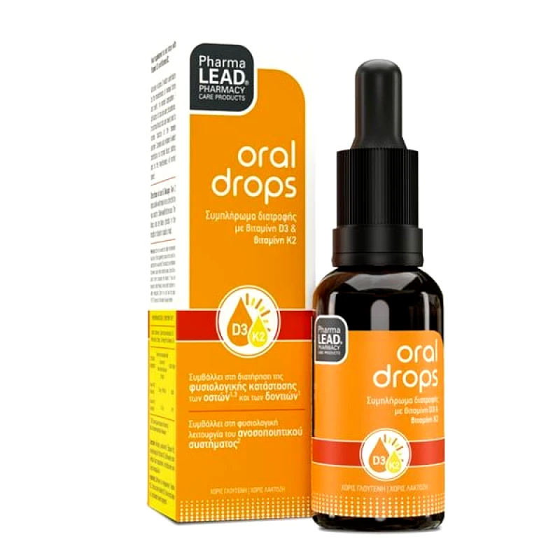 Vitorgan Pharmalead Oral Drops D3 & K2, 20ml