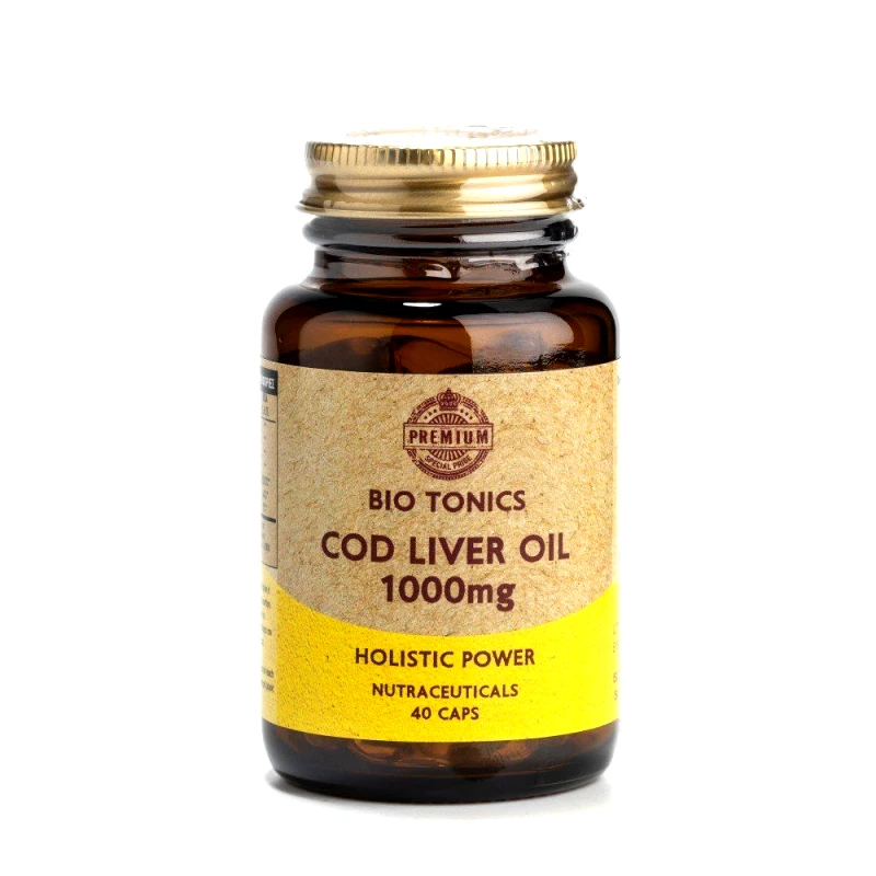 BioTonics Bio Tonics Cod Liver Oil 1200mg 40 κάψουλες