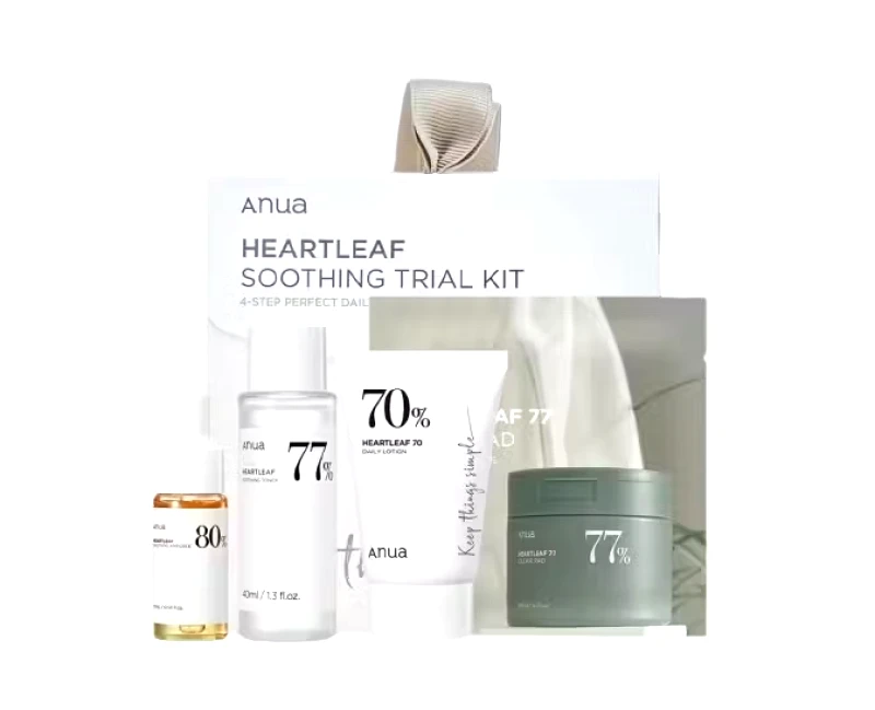 Anua Anua Soothing Trial Kit – Σετ με 4 δημοφιλή Προιόντα σε mini Συσκευασίες