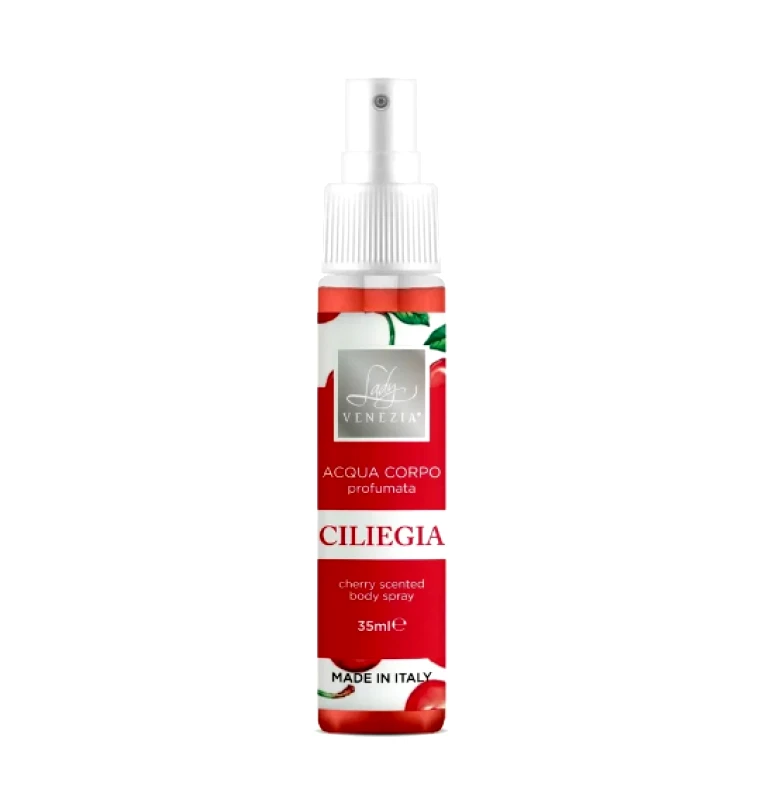 Lady Venezia Lady Venezia Acqua Corpo Ciliegia Αρωματικό Σπρέι Σώματος Κεράσι, 35ml