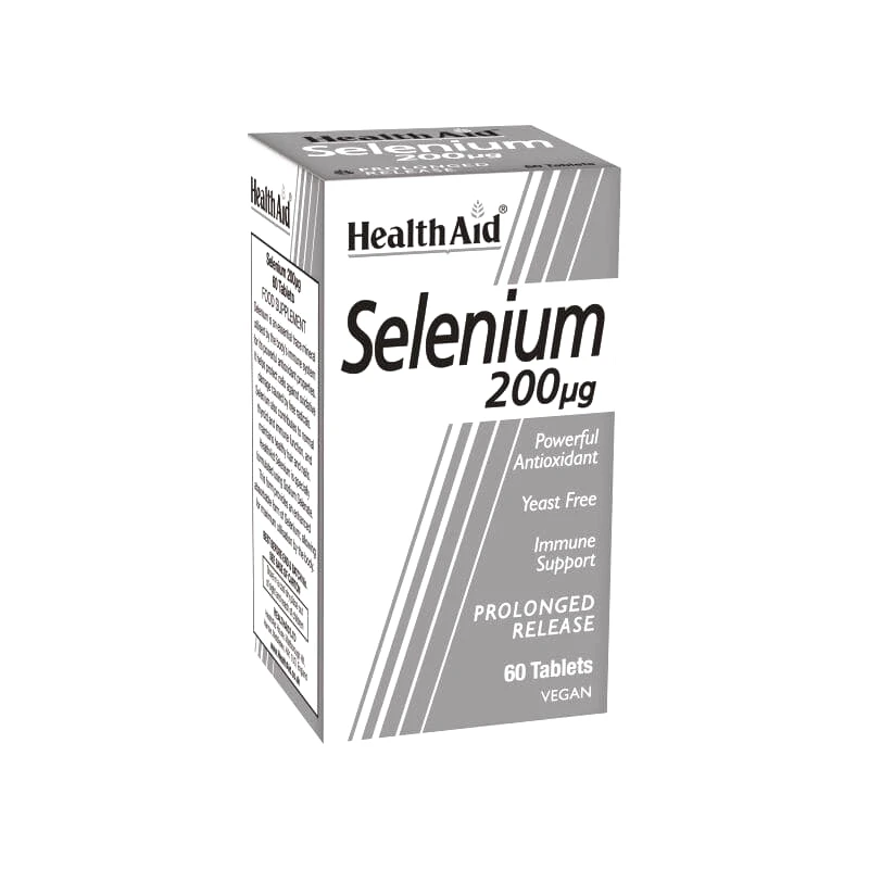 Health Aid Health Aid Selenium 200mg 60 Ταμπλέτες