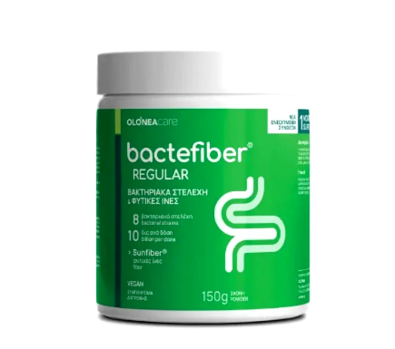 OLONEA OLONEA Bactefiber Regular Φυτικές Ίνες για Ανακούφιση από τη Δυσκοιλιότητα 150g