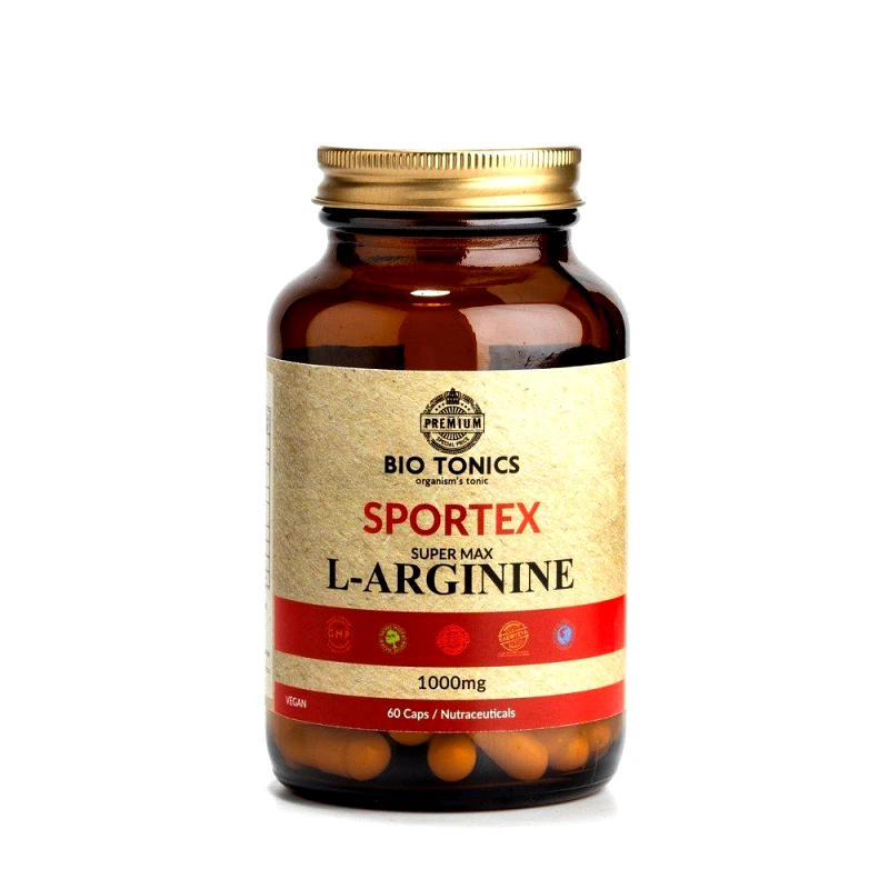 BioTonics Bio Tonics Sportex Super Max L-Arginine 1000mg 60 Φυτικές Κάψουλες
