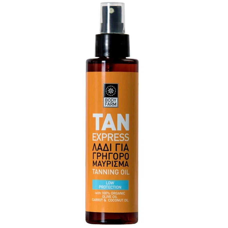 Bodyfarm Bodyfarm Tan Express Oil - Λάδι για Γρήγορο Μαύρισμα 150ml