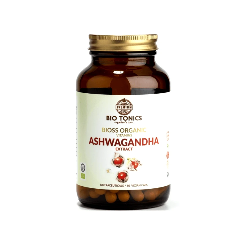 BioTonics Bio Tonics Bioss Organic Ashwagandha Extract 320mg 60 Φυτικές Κάψουλες
