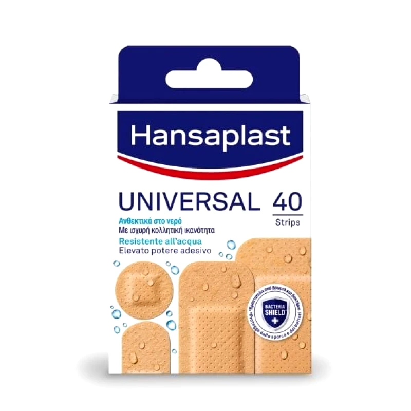 Hansaplast Hansaplast Universal Αυτοκόλλητα Επιθέματα 40 Strips