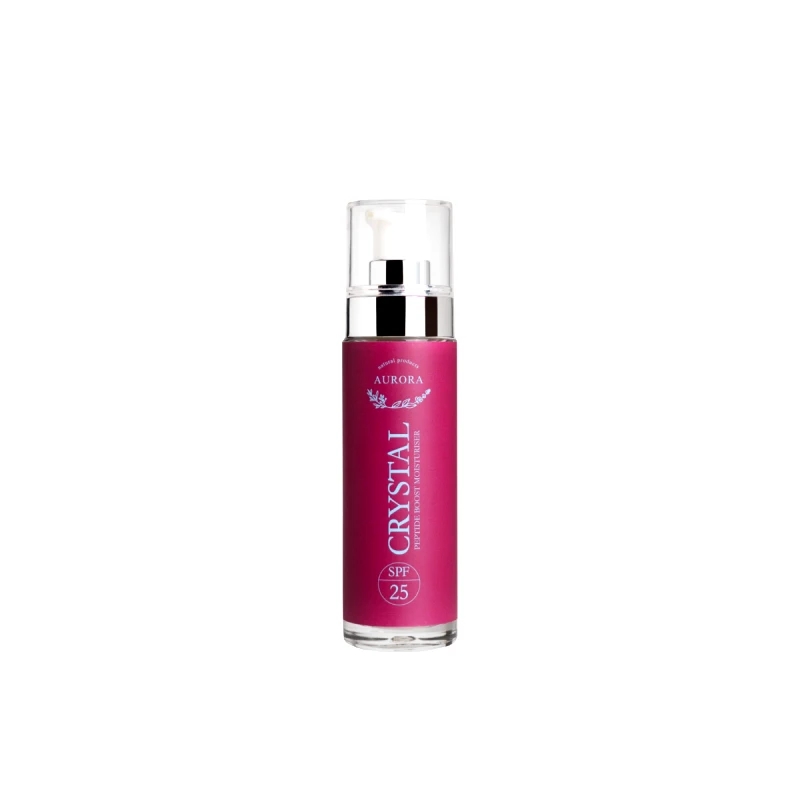 Aurora Natural Products Aurora Crystal Peptide Boost Moisturiser spf25 50ml