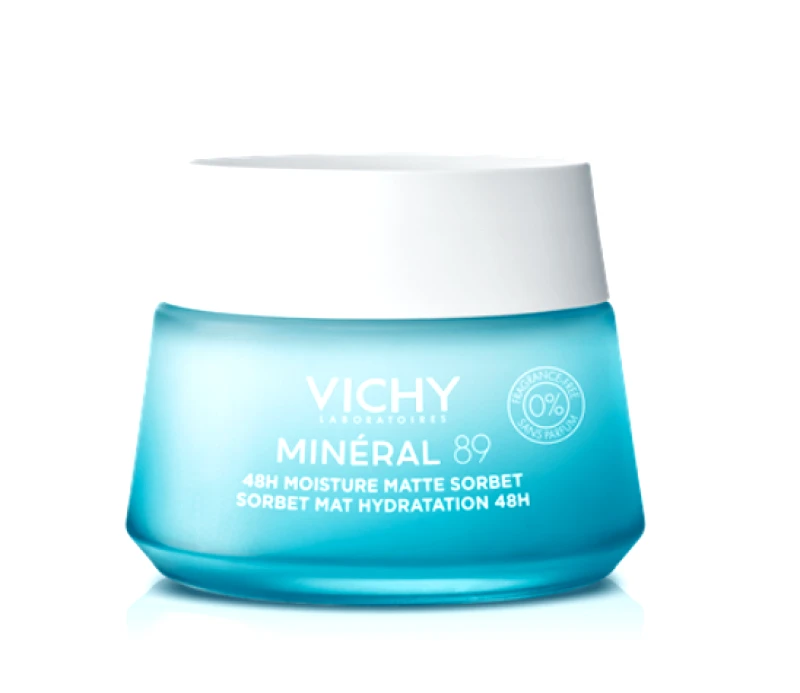 Vichy Vichy Mineral 89 48H Moisture Matte Sorbet Ενυδατική Κρέμα Προσώπου 50ml