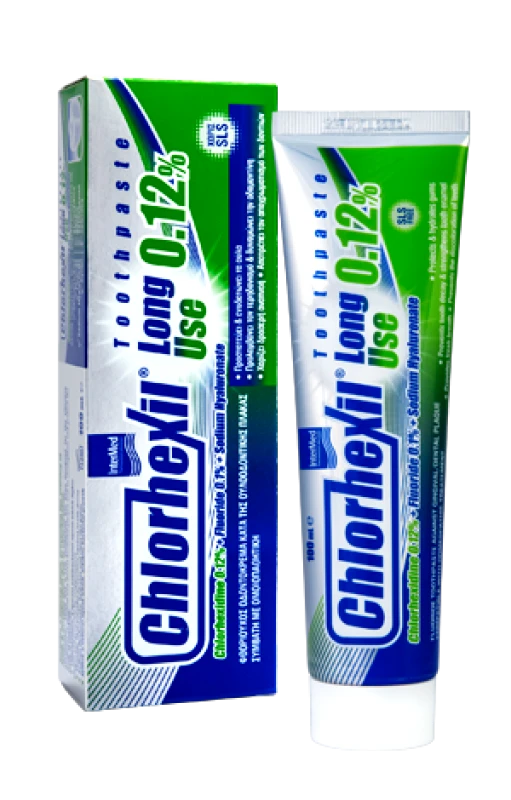 Intermed Intermed Chlorhexil Οδοντόκρεμα Long Use 0.12% 100ml