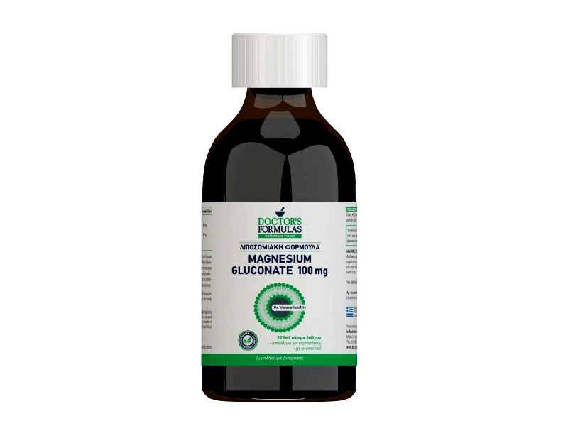 Doctor's Formulas Doctor's Formula Magnesium Gluconate 100MG Λιποσωμιακή Φόρμουλα 225ml