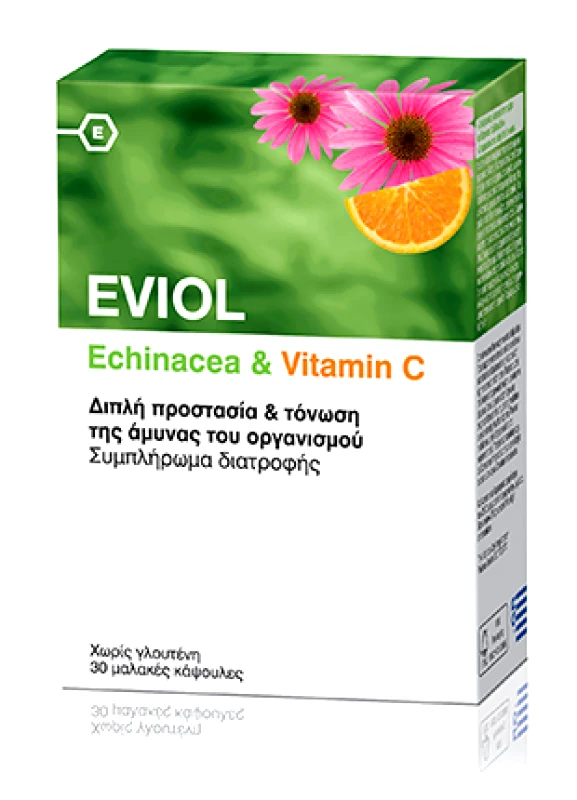 Eviol EVIOL Echinacea & Vitamin C 30 softgels