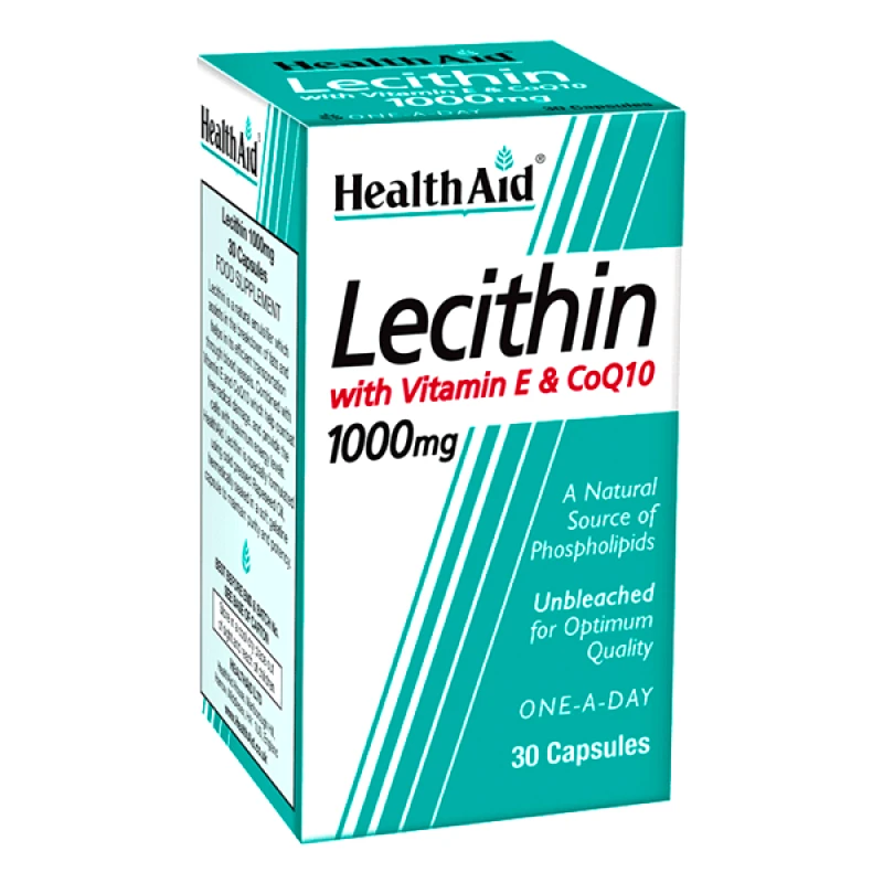 Health Aid Health Aid Lecithin 1000mg - Co Q10 & Vitamin E 30 Κάψουλες