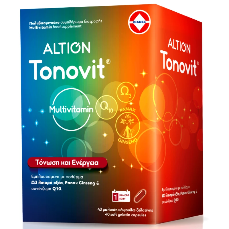 Altion Altion Tonovit Multivitamin 40 Μαλακές Κάψουλες
