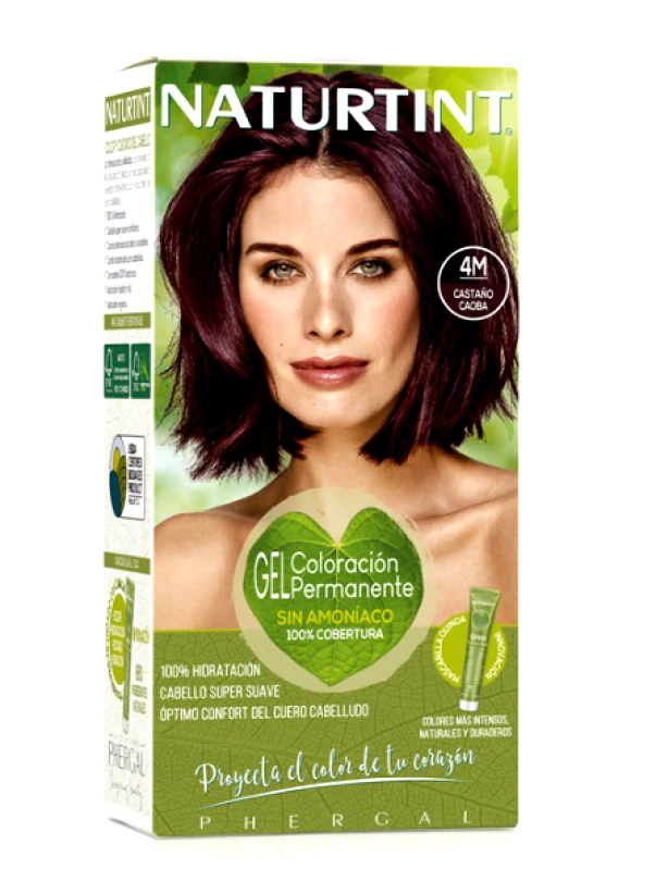 Phergal Naturtint Φυτική βαφή μαλλιών - 4M Καστανό μαόνι 1 Τεμ