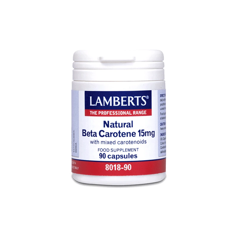 Lamberts Lamberts Natural Beta Carotene 15mg 90 Κάψουλες
