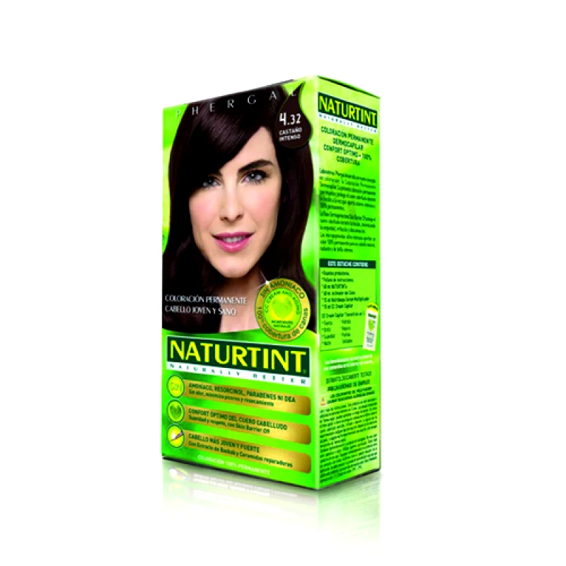 Phergal Naturtint Φυτική βαφή μαλλιών - 4.32 Έντονο καστανό 1 Τεμ
