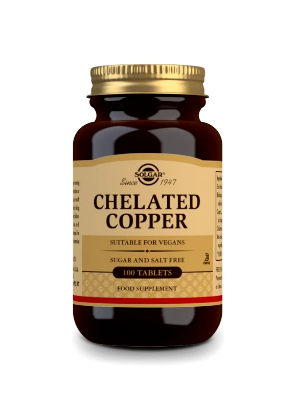 Solgar Solgar Chelated Copper 100 Ταμπλέτες