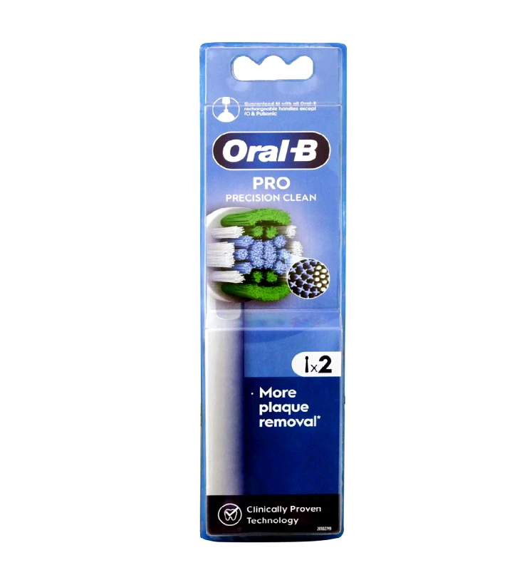 Oral-B Oral-B Pro Precision Clean Ανταλλακτικές Κεφαλές Ηλεκτρικής Οδοντόβουρτσας, 2τμχ