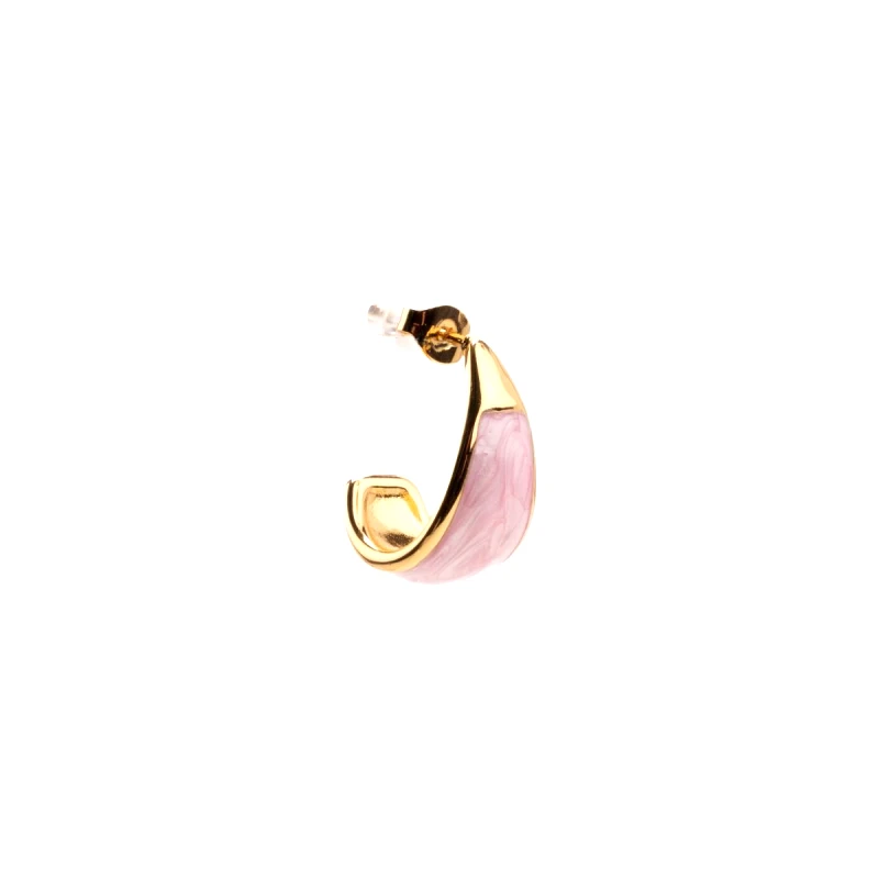 Borghetti Pharma Borghetti Pharma Stainless Steel Σκουλαρίκια Ροζ, 1 ζευγάρι