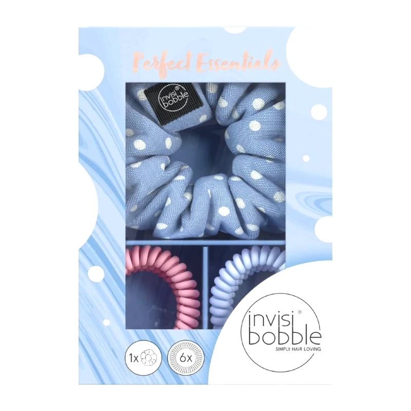 Ambitas Invisibobble Value Pack Perfect Essentials 6 Λαστιχάκια & 1 Sprunchie