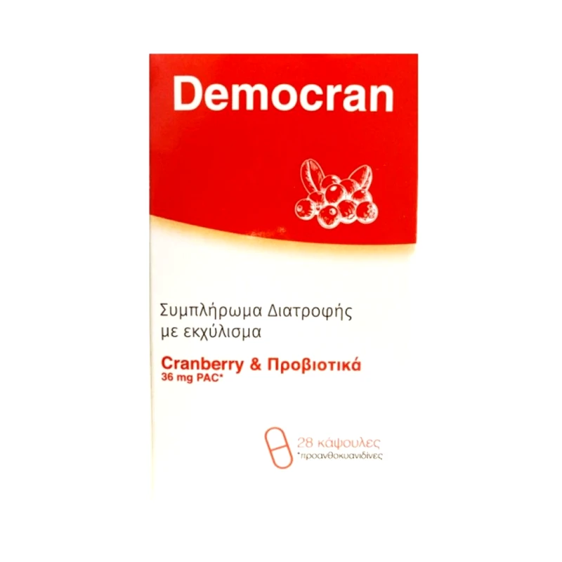 Demo Demo Democran Cranberry Προβιοτικά 28 Κάψουλες