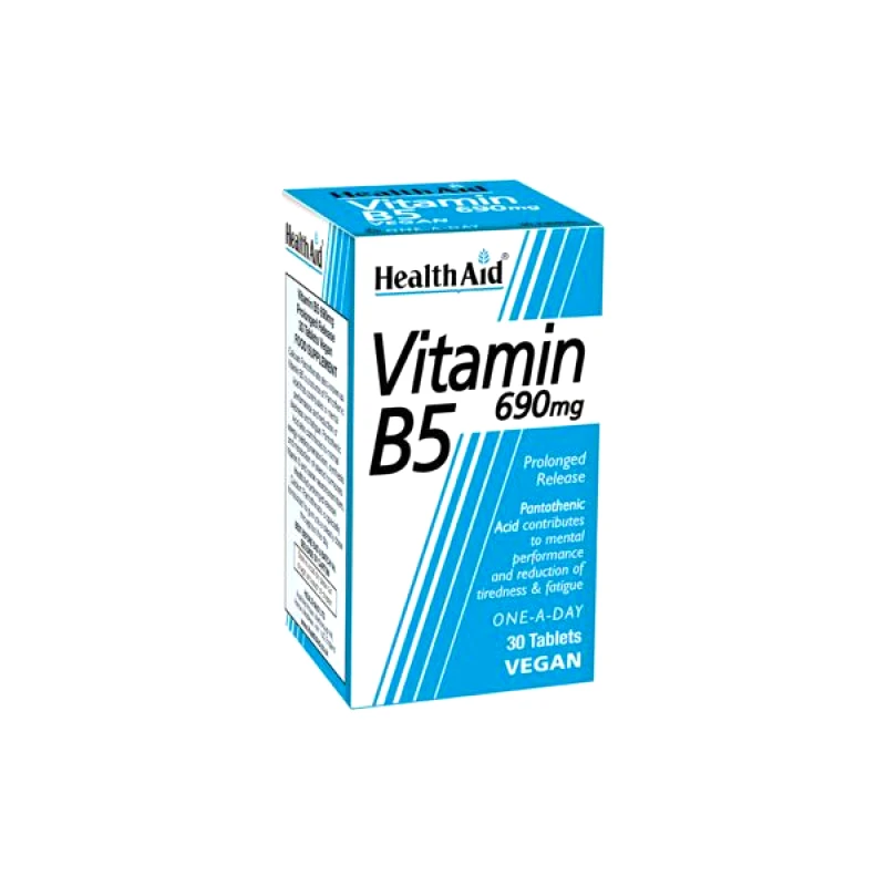 Health Aid Health Aid Vitamin B5 690mg 30 Ταμπλέτες