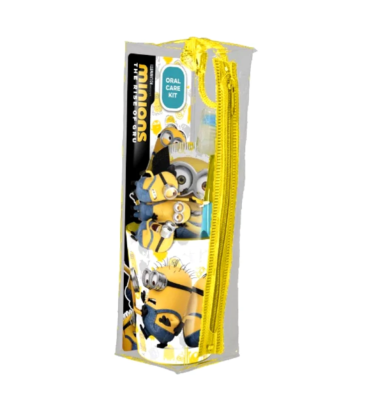 Mr.White Mr.White Minions Παιδικό Σετ Οδοντόβουρτσα, Οδοντόκρεμα, Ποτήρι & Τσαντάκι, 75ml