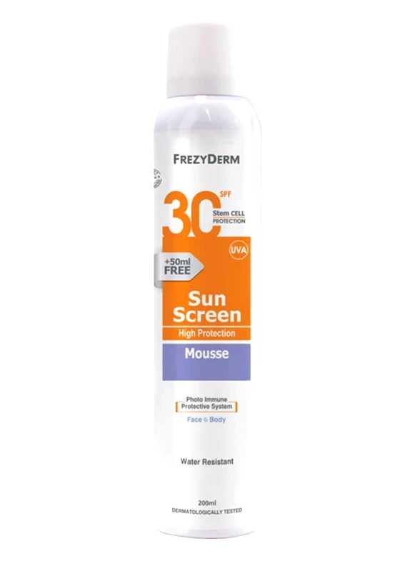Frezyderm Frezyderm Sun Screen Mousse SPF30 200ml