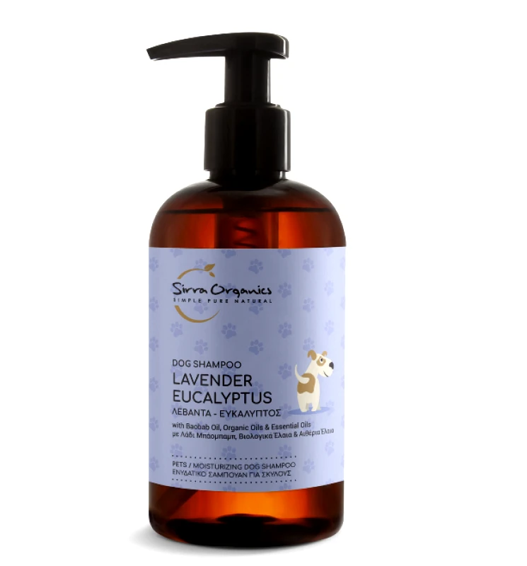 Sirra Organics Sirra Organics Dog Shampoo Lavender Eucalyptus 250ml