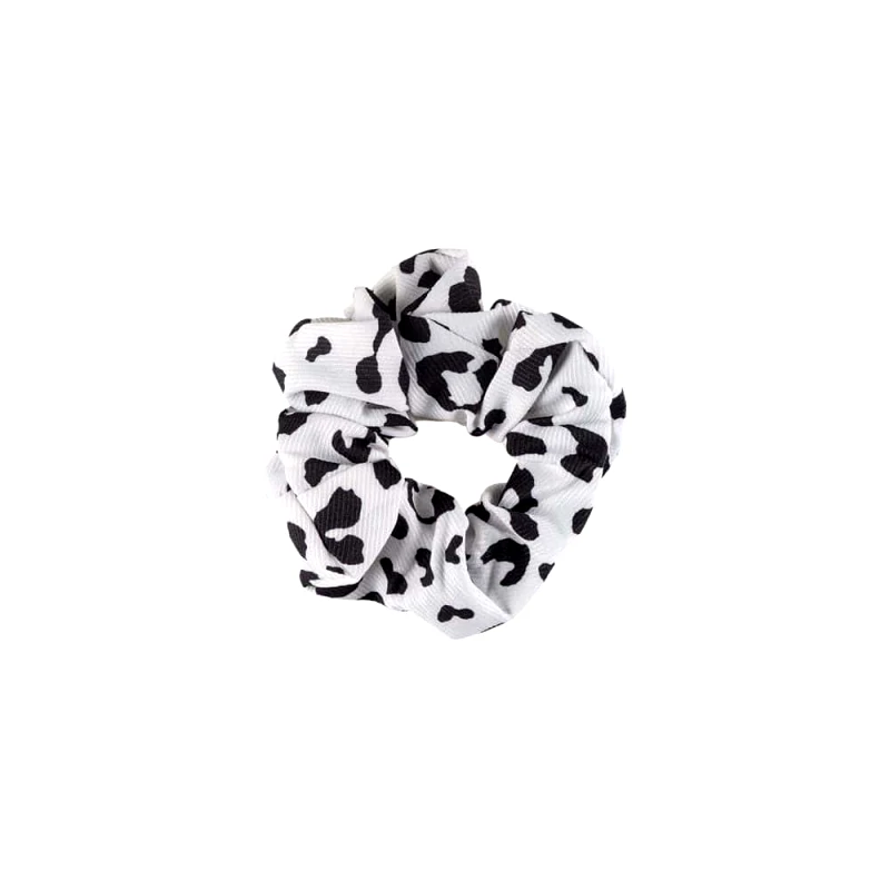 Medisei Medisei Μαύρο Άσπρο Πλισέ Λαστιχάκι Μαλλιών 1 τεμάχιο