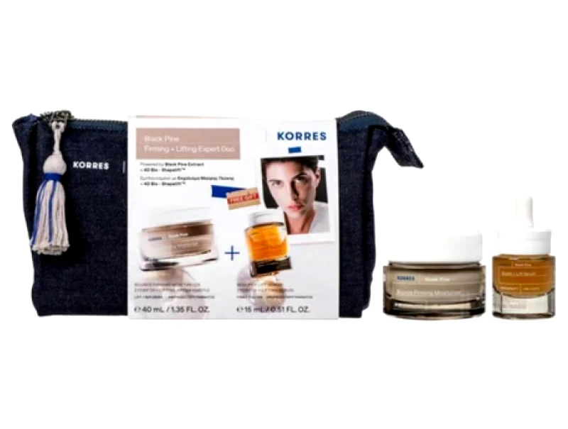 Korres Korres Promo Μαύρη Πεύκη 4D Κρέμα Ημέρας Σύσφιξη & Lifting 40ml & Μαύρη Πεύκη 4D Serum Προσώπου 15ml