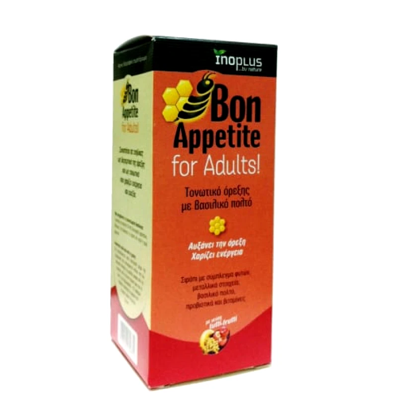 Inoplus Inoplus Bon Appetit Adults Τονωτικό Όρεξης με βασιλικό πολτό 150ml