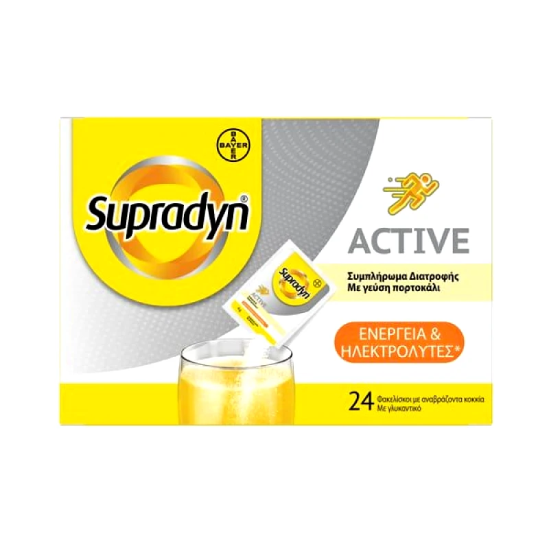 Bayer Bayer Supradyn Active Ενέργεια + Ηλεκτρολύτες 24 Φακελίσκοι