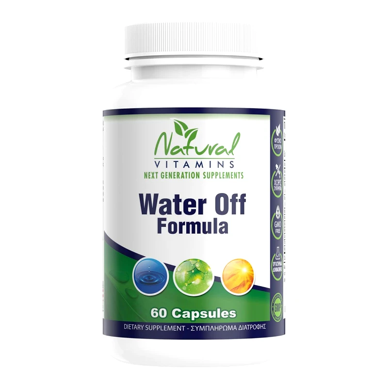 Natural Vitamins Natural Vitamins Water Off Formula 60 Κάψουλες