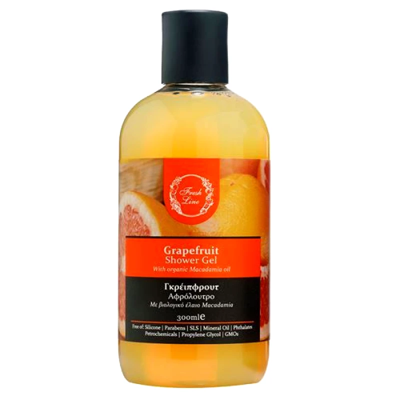 Fresh Line Fresh Line Γκρέιπφρουτ Τροπικό Αφρόλουτρο 300ml