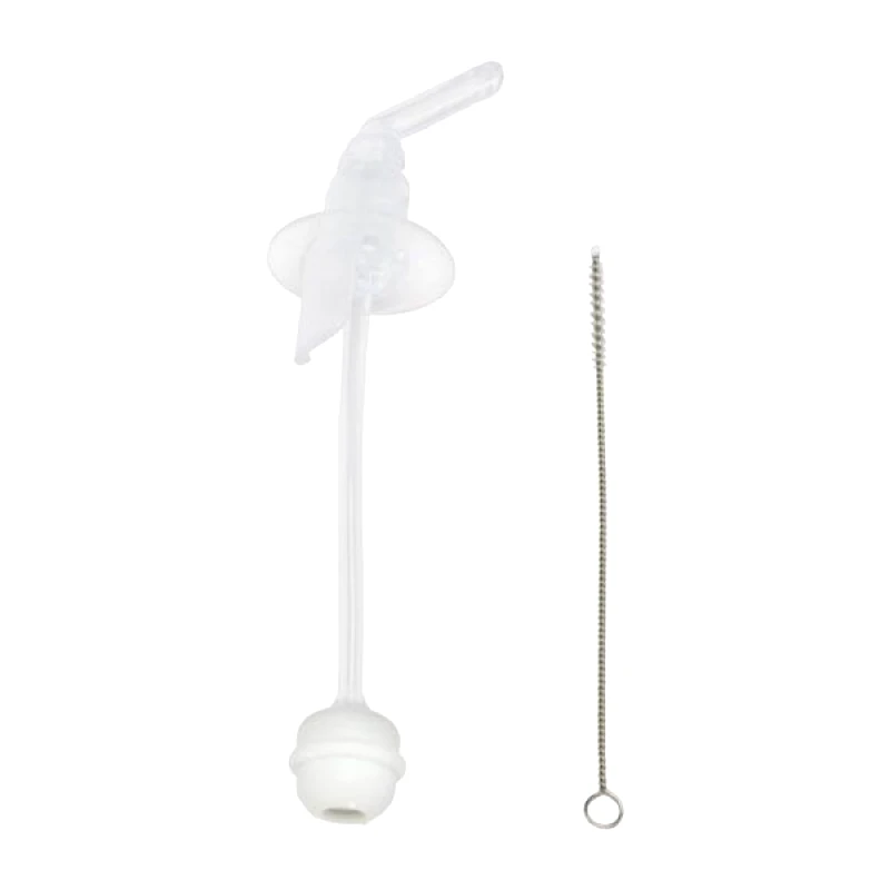 Dr Browns Dr. Brown's Baby's First Straw Cup Replacement Kit Ανταλλακτικό Καλαμάκι για Κύπελλο, 1τμχ & Βουρτσάκι Καθαρισμού, 1τμχ