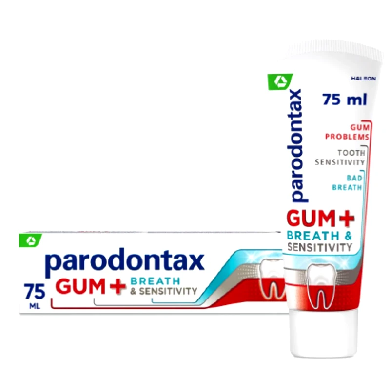 Parodontax Parodontax Gum+ Breath & Sensitivity Οδοντόκρεμα για Ευαίσθητα Δόντια 75ml