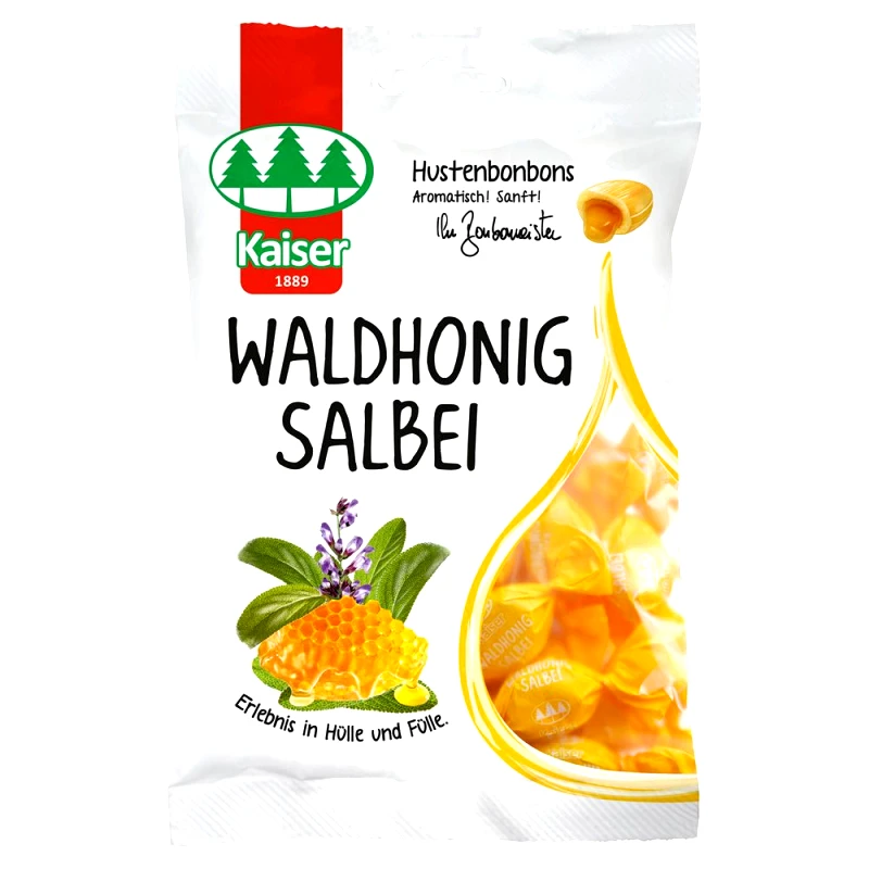 Medisei Kaiser Καραμέλες Waldhonig Salbei (Μέλι - Φασκόμηλο - Βιταμίνη C) 90g