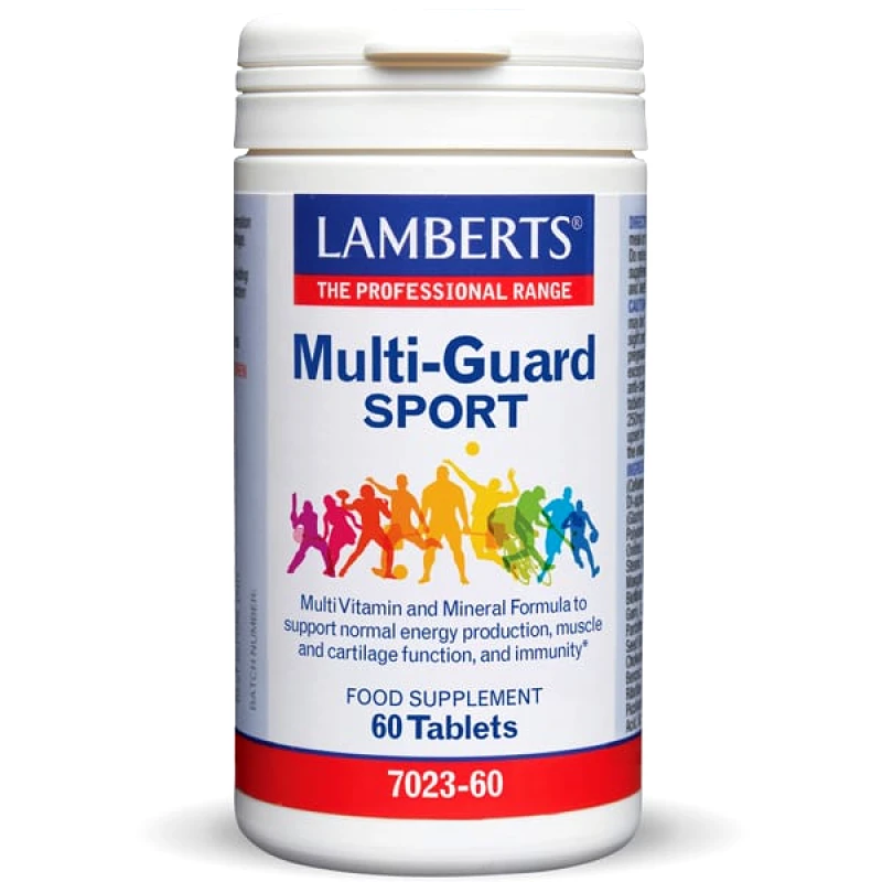 Lamberts Lamberts Multi-Guard Sport Πολυβιταμινούχο Σκεύασμα για Αθλητές 60 Ταμπλέτες