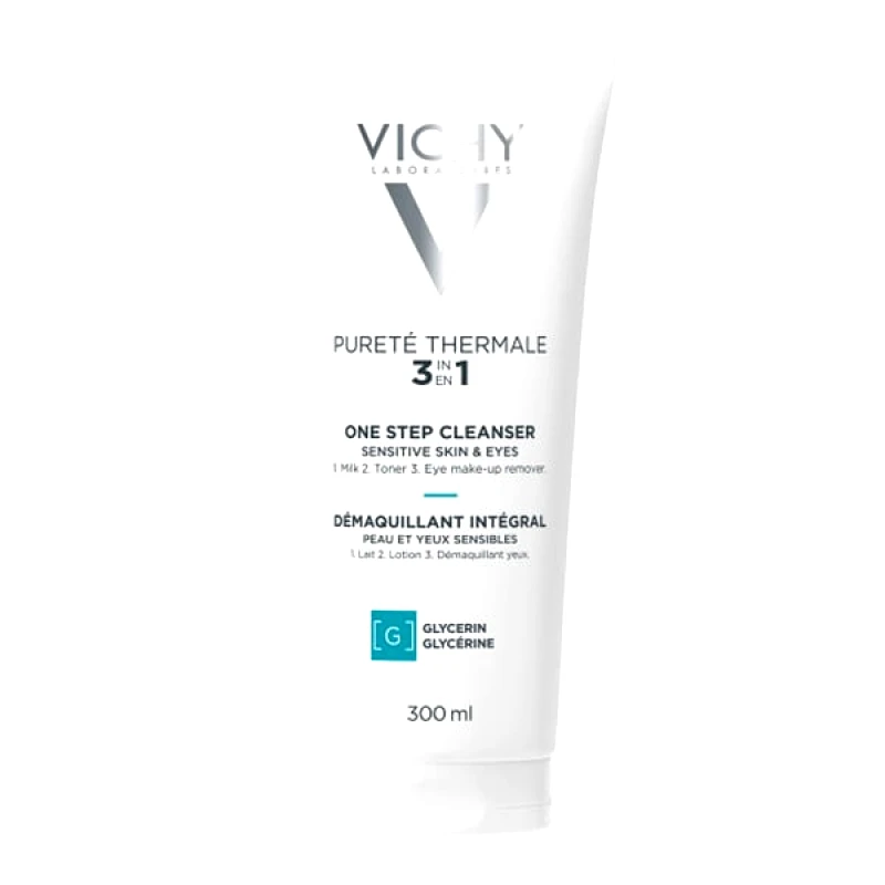 Vichy Vichy Purete Thermale 3 in 1 Γαλάκτωμα Καθαρισμού, Τονωτική Λοσιόν & Ντεμακιγιάζ Ματιών 3 σε 1 300ml