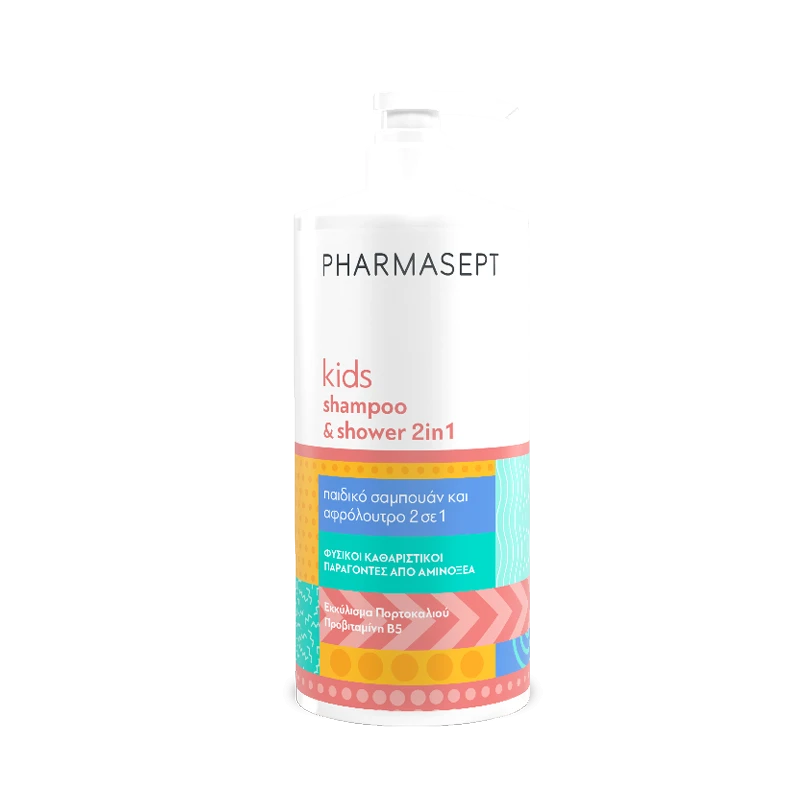 Pharmasept Pharmasept Kids 2in1 Απαλό Παιδικό Σαμπουάν & Αφρόλουτρο 1L