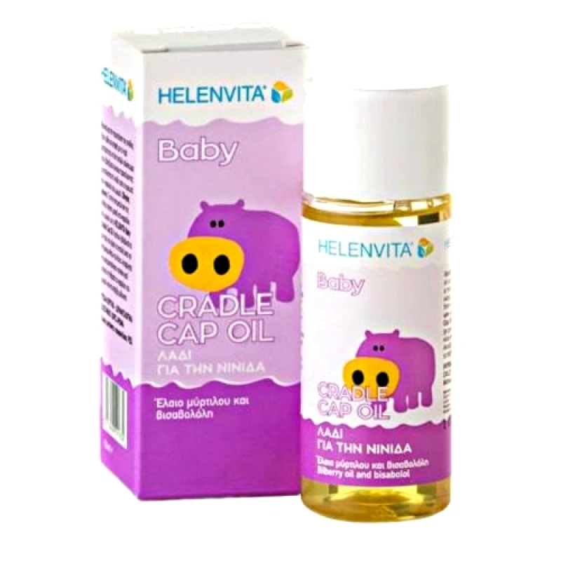 Helenvita Helenvita Baby Cradle Cap Oil Βρεφικό Λάδι για τη Νινίδα, 50ml